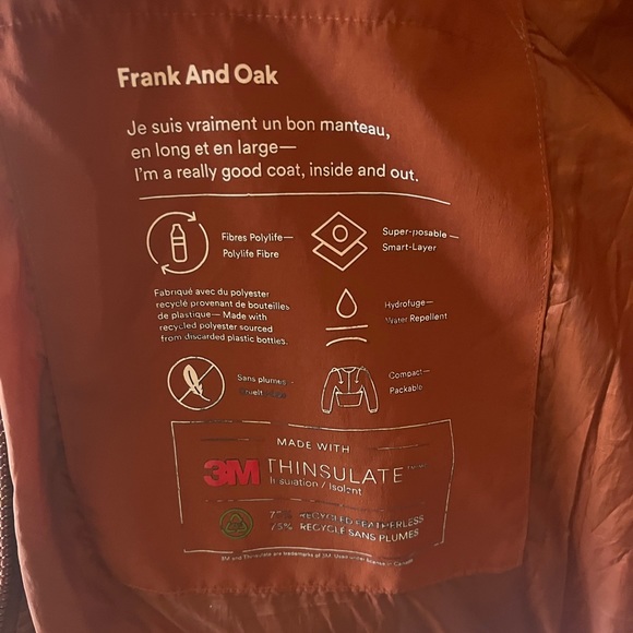 Frank and Oak Bomber Jacket - Picture 3 of 3